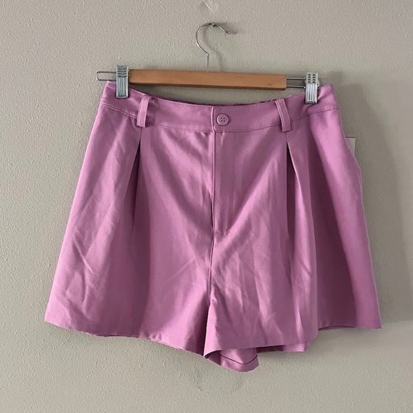 NWT Abound Pleated Lavender Shorts, Sz M - Picture 1 of 5